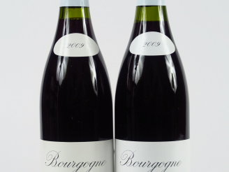 Vente aux enchères 2 BOUTEILLES BOURGOGNE ROUGE LEROY - 2009