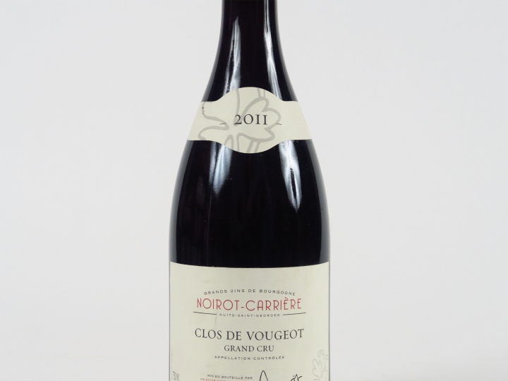 1 BOUTEILLE CLOS VOUGEOT GC NOIROT CARRIERE - 2011