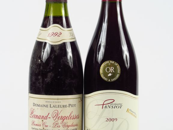 2 BOUTEILLES : 1 CÔTES DE NUITS VILLAGES V.V. PANSIOT 2008 - 1 PERNAND