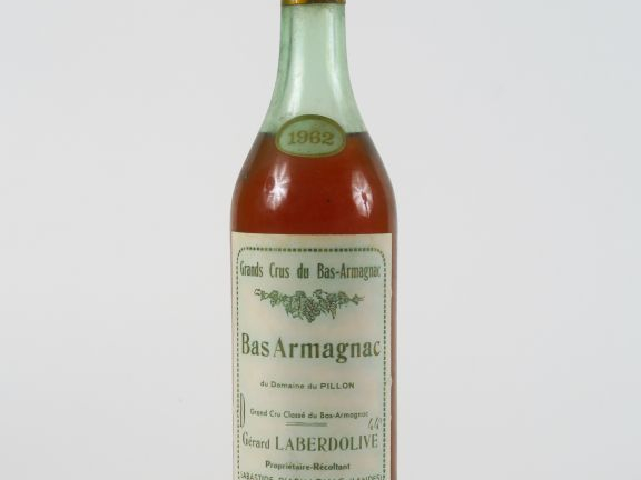 1 BOUTEILLE BAS ARMAGNAC LABERDOLIVE DOMAINE DU PILLON - 1962