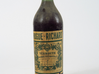 Vente aux enchères 1 VIEILLE BOUTEILLE VERMOUTH NUGUE RICHARD