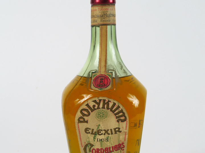 1 VIEILLE BOUTEILLE ELIXIR DES CORDELIERS DIGESTIF RAISSAC