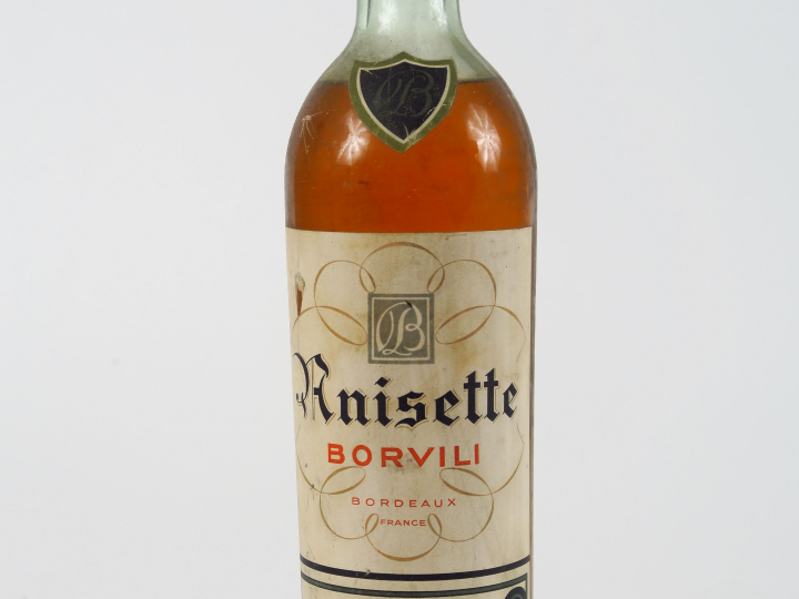 1 VIEILLE BOUTEILLE ANISETTE BORVILI