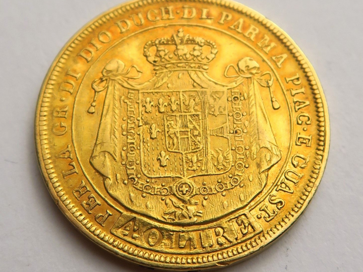 1 pièce de 40 lires or 1815.