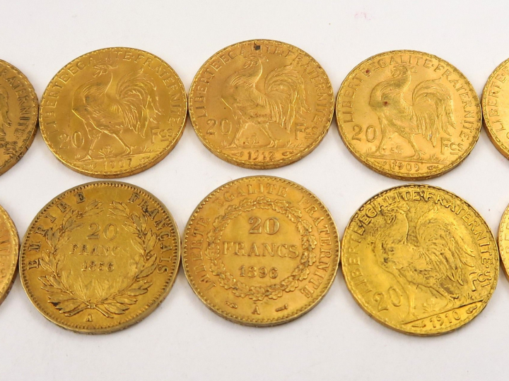 10 pièces de 20 francs or