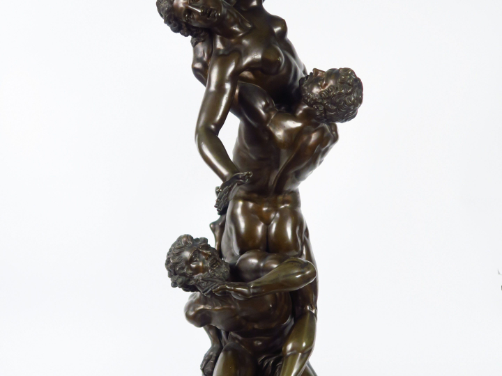Jean de Bologne (d'après) "L'enlèvement des sabines" Grand groupe XIXè