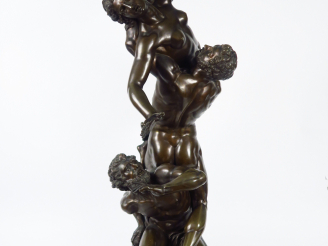 Vente aux enchères Jean de Bologne (d'après) "L'enlèvement des sabines" Grand groupe XIXè