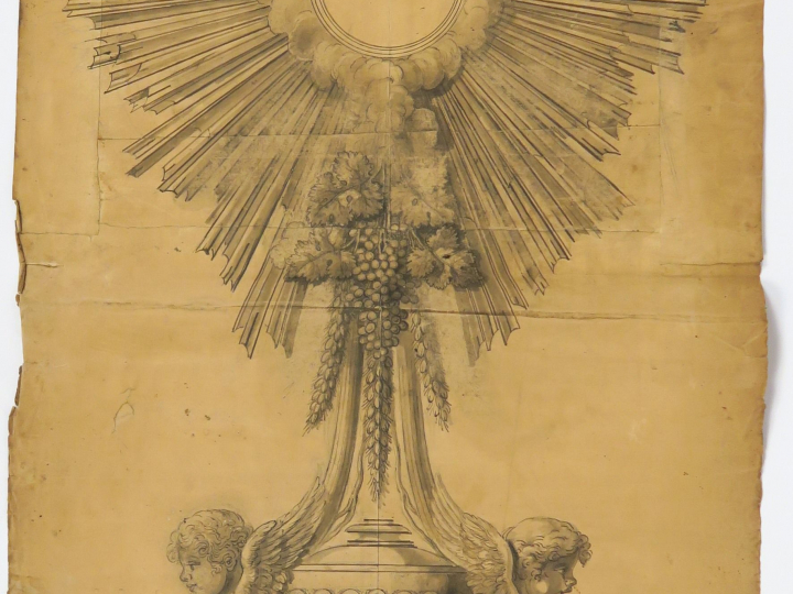 	PARAUD orfèvre, « Projet d’ostensoir, Soleil de Saint Jean à Lyon » D