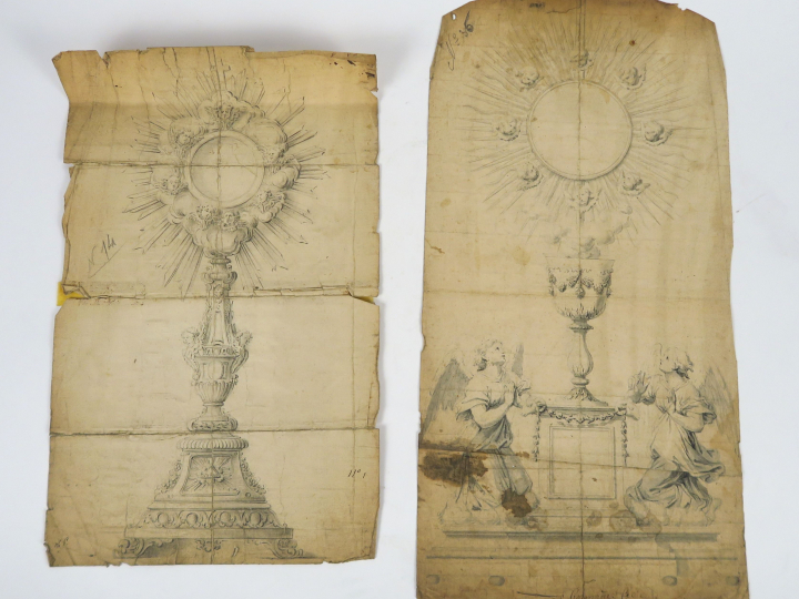 	PARAUD orfèvre, « Projet d’ostensoir, Soleil de Saint Jean à Lyon » D