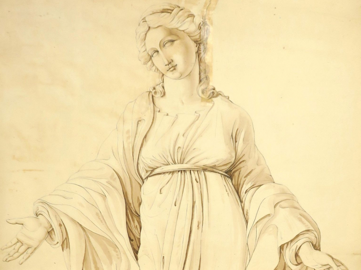 Bertrand PARAUD orfèvre : « Projets pour une statue de la Vierge » Ens