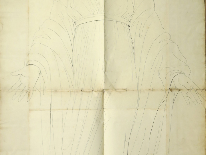 Bertrand PARAUD orfèvre : « Projets pour une statue de la Vierge » Ens