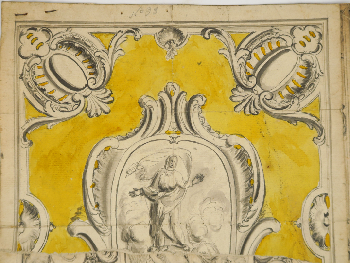 Lot comprenant :  - Bertrand PARAUD, orfèvre breveté pour les chapelle