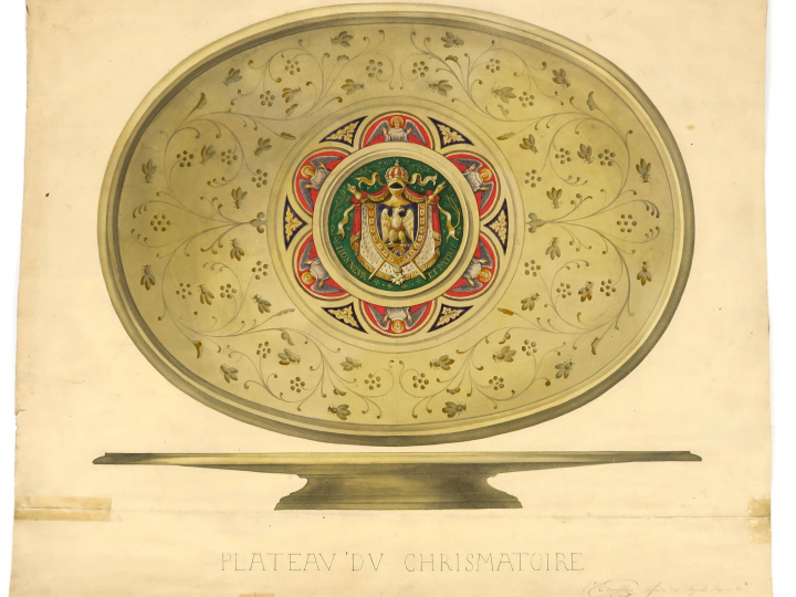 Lot comprenant :   - TRIOULLIER, orfèvre des chapelles impériales « Pr