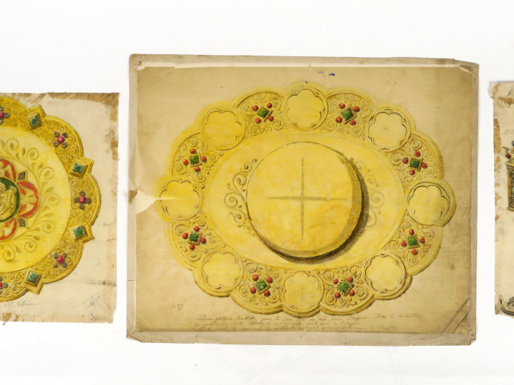 Lot comprenant :   - TRIOULLIER, orfèvre des chapelles impériales « Pr