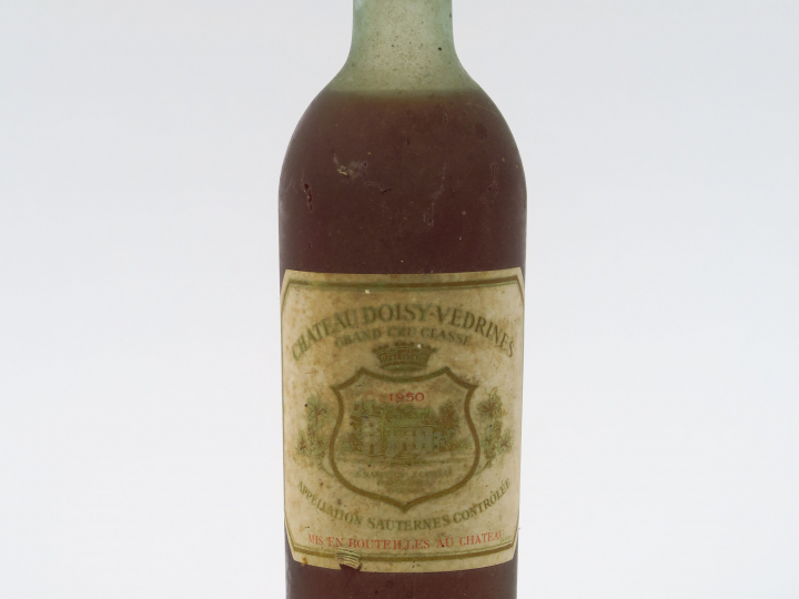 1 BOUTEILLE CHÂTEAU DOISY VEDRINES GCC SAUTERNES - 1950 - MEP/EF/ETLD/
