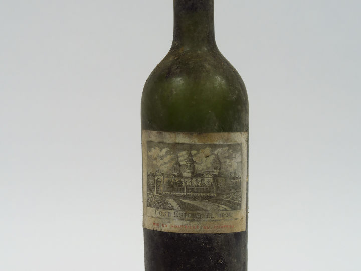 1 BOUTEILLE CHÂTEAU COS D'ESTOURNEL GCC ST ESTEPHE - 1924 - TRES GRAND