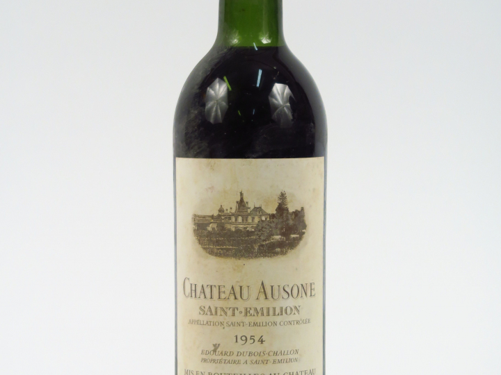 1 BOUTEILLE CHÂTEAU AUSONE ST EMILION - 1954 - LB/BTLS