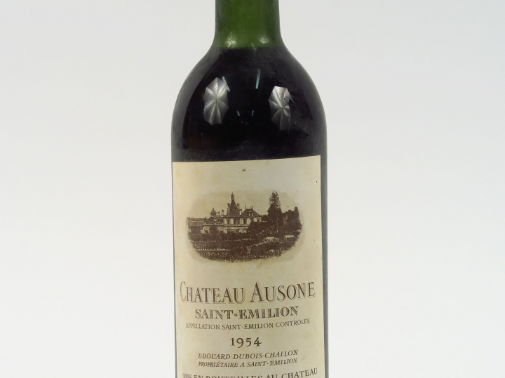 1 BOUTEILLE CHÂTEAU AUSONE ST EMILION - 1954 - LB/BTLS