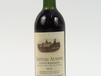 Vente aux enchères 1 BOUTEILLE CHÂTEAU AUSONE ST EMILION - 1954 - LB/BTLS