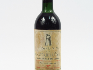 Vente aux enchères 1 BOUTEILLE CHÂTEAU LATOUR 1er GCC PAUILLAC - 1956 - LB/ELF