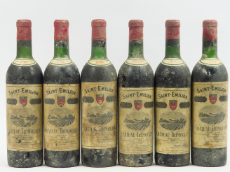 Vente aux enchères 6 BOUTEILLES CHÂTEAU TRIMOULET GCC ST EMILION - 1959 - LB/BS