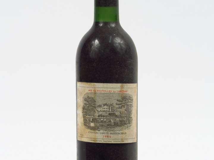1 BOUTEILLE CHÂTEAU LAFITE ROTHSCHILD 1er GCC PAUILLAC - 1964 - BG/ELF