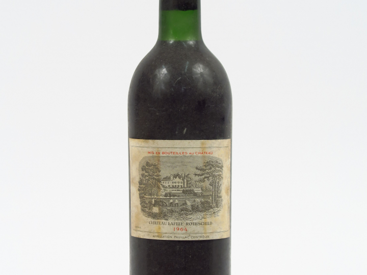 1 BOUTEILLE CHÂTEAU LAFITE ROTHSCHILD 1er GCC PAUILLAC - 1964 - BG/ELF