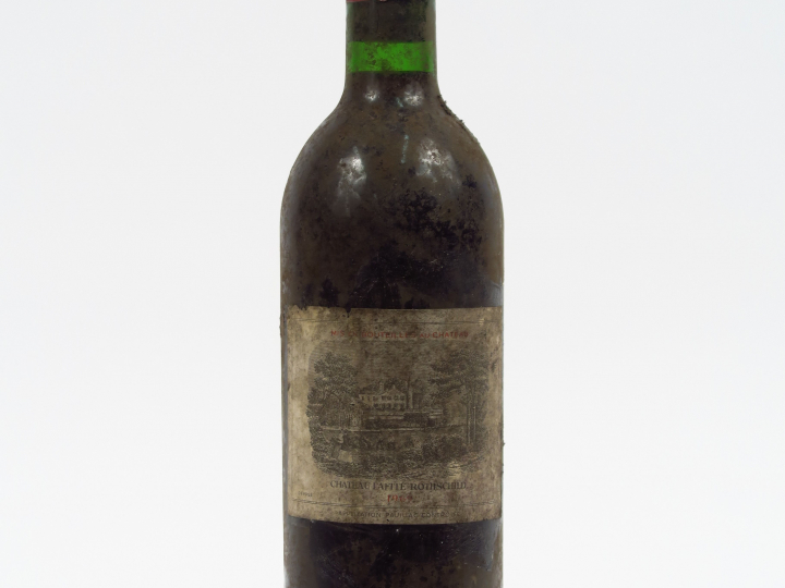 1 BOUTEILLE CHÂTEAU LAFITE ROTHSCHILD 1er GCC PAUILLAC - 1969 - ETS/BS