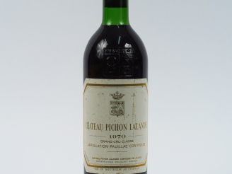 Vente aux enchères 1 BOUTEILLE CHÂTEAU PICHON LALANDE GCC PAUILLAC - 1970 - BG