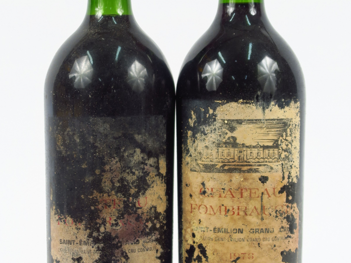 2 MAGNUMS CHÂTEAU FOMBRAUGE GC ST EMILION - 1976 - 1 BG+/EA/1 PRESUMEE