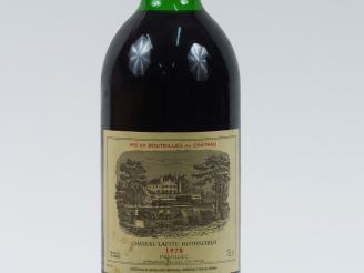 Vente aux enchères 1 BOUTEILLE LAFITE ROTHSCHILD 1er GCC PAUILLAC - 1978 - LB