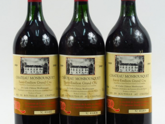 Vente aux enchères 3 MAGNUMS CHÂTEAU MONBOUSQUET GC ST EMILION - 1985