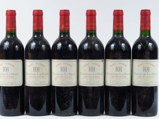 Vente aux enchères 6 BOUTEILLES CHÂTEAU LA HAYE CB ST ESTEPHE - 1995