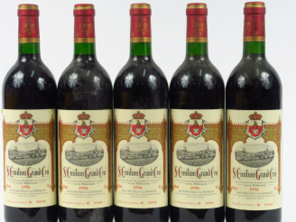 Vente aux enchères 5 BOUTEILLES ST EMILION GC - 1996