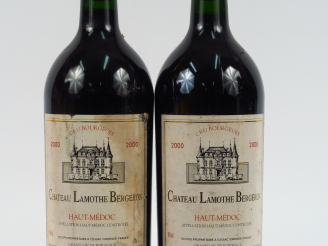 Vente aux enchères 2 MAGNUMS CHÂTEAU LAMOTHE BERGERON CB HAUT MEDOC - 2000