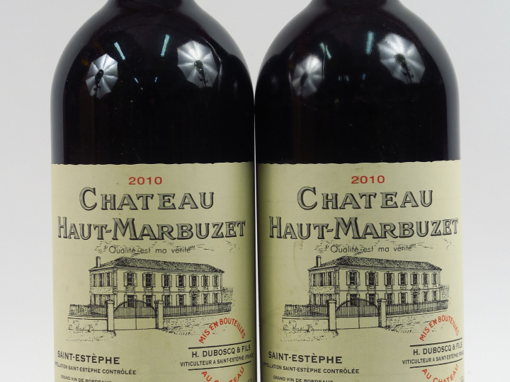 2 MAGNUMS CHÂTEAU HAUT MARBUZET ST ESTEPHE - 2010