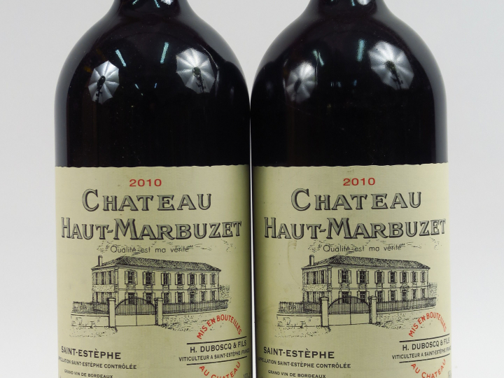 2 MAGNUMS CHÂTEAU HAUT MARBUZET ST ESTEPHE - 2010