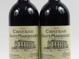 Vente aux enchères 2 MAGNUMS CHÂTEAU HAUT MARBUZET ST ESTEPHE - 2010