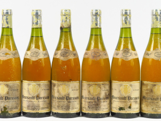 Vente aux enchères 6 BOUTEILLES MEURSAULT PORUSOTS 1er CRU A. CREUSEFOND - 1992 - EA