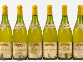 Vente aux enchères 6 BOUTEILLES CORTON CHARLEMAGNE GC ROLLIN - 1993 - EA