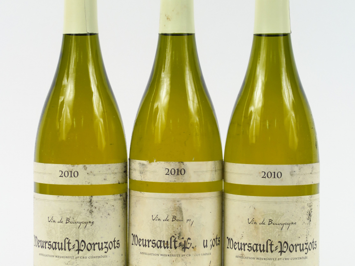 3 BOUTEILLES MEURSAULT PORUZOTS 1er CRU A. CREUSEFOND - 2010