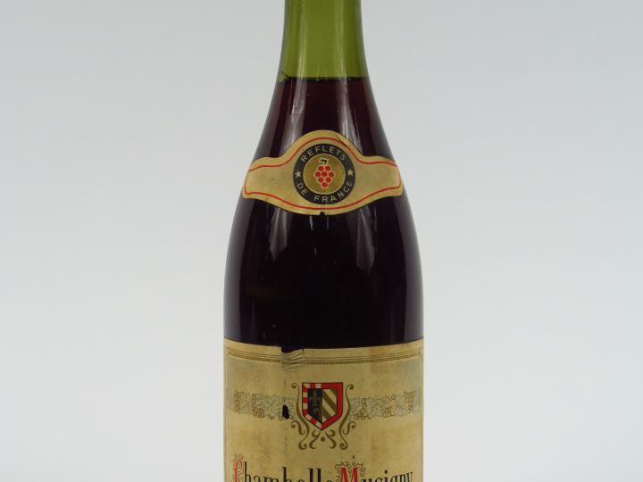 1 BOUTEILLE CHAMBOLLE MUSIGNY REFLETS DE France - 1961 - 4 CM/ETLA