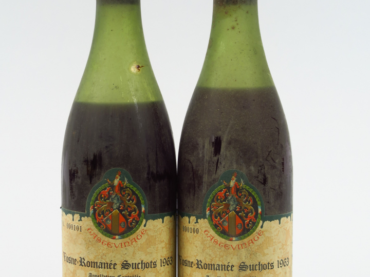 2 BOUTEILLES VOSNE ROMANEE 'SUCHOTS' TASTEVINAGE PASQUIER DESVIGNES - 