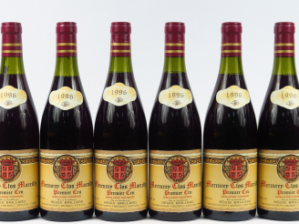 Vente aux enchères 6 BOUTEILLES MERCUREY 1er CRU 'CLOS MARCILLY' R. BRILLARD - 1996