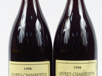 Vente aux enchères 2 MAGNUMS GEVREY CHAMBERTIN V.V. A. BURGUET - 1998