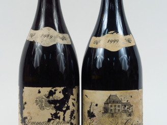 Vente aux enchères 2 MAGNUMS VAUDOISEY CREUSEFOND : 1 POMMARD EPENOTS 1er CRU 1989 0,5 CM