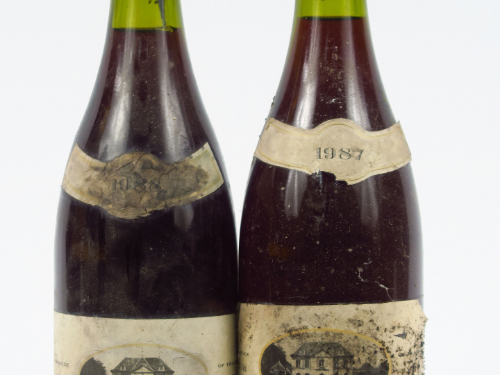 2 BOUTEILLES CHANDON DE BRIAILLES : 1 CORTON BRESSANDES GC  1988 EA - 