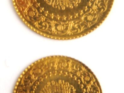 2 pièces en or. 5,32 g