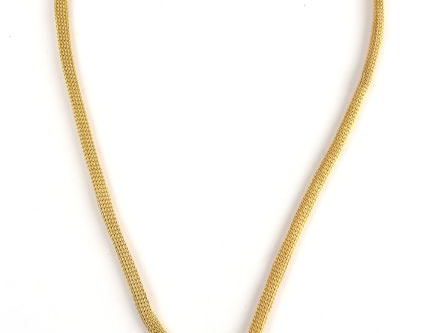 Collier en or en forme de serpent. Poids : 30 g