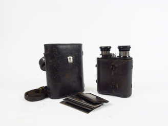 Vente aux enchères LEON BLOCH. Stéréo Physiographe 45x107. Objectifs Tessar 6,3/53 mm.  T